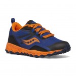 8rj Saucony SK266065- Peregrine-12 Shield - dark-blue/deep-orange